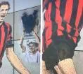 Baru Dipulihkan, Mural Franco Baresi di Casa Milan Kembali Dirusak