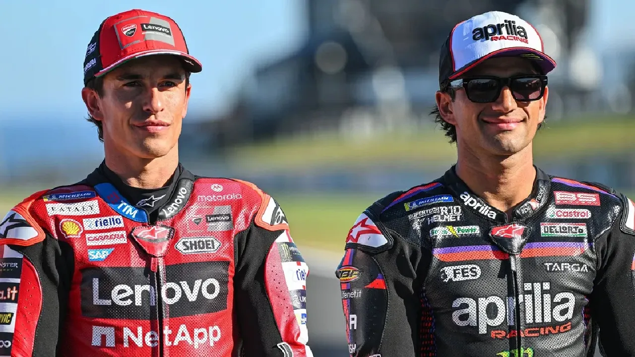 Marc Marquez dan Jorge Martin