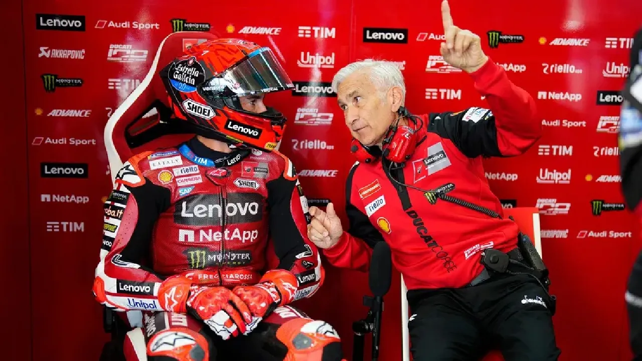 Marc Marquez dan Bos Ducati, Davide Tardozzi.