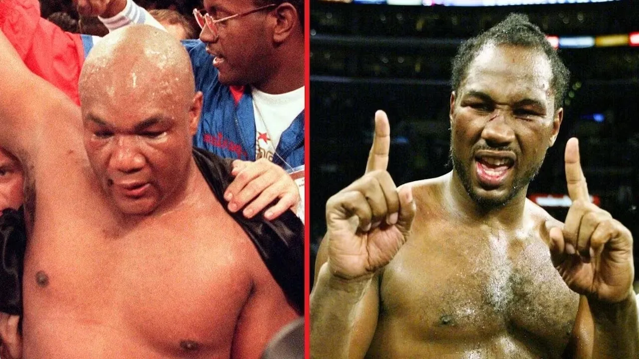 George Foreman, Lennox Lewis