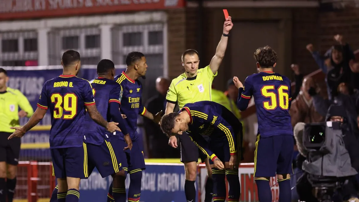 Arsenal Ajukan Banding Kartu Merah Max Dowman Jelang Laga Liverpool - sumber: (footballlondon)