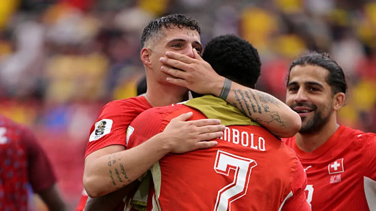Granit Xhaka dan Breel Embolo dipastikan kembali memperkuat Timnas Swiss pada laga Nations League bulan November mendatang