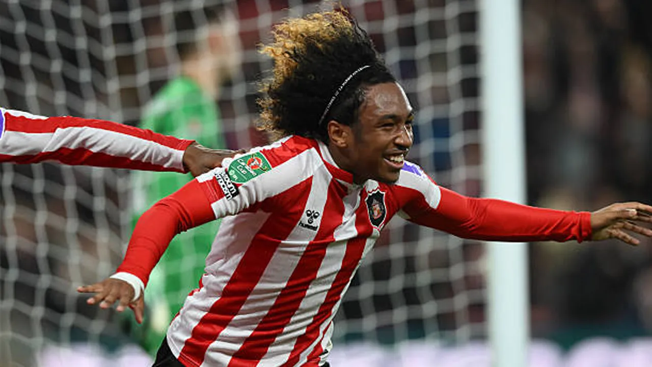 Kerja Keras Malick Fofana Terbayar, Gol Perdana untuk Sunderland Jadi Momen Spesial