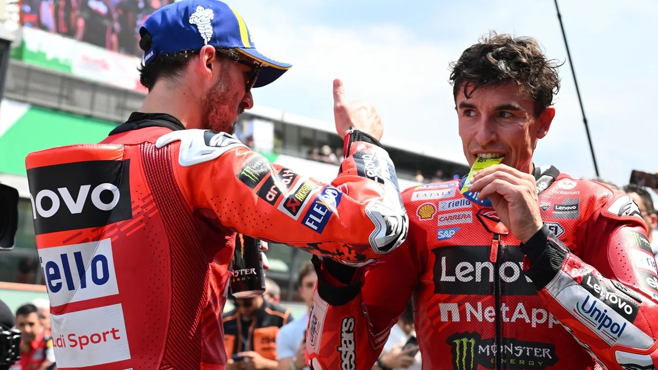 Marc Marquez Sindir Bagnaia Terlalu Banyak Bicara Usai Keluhkan Motor Ducati