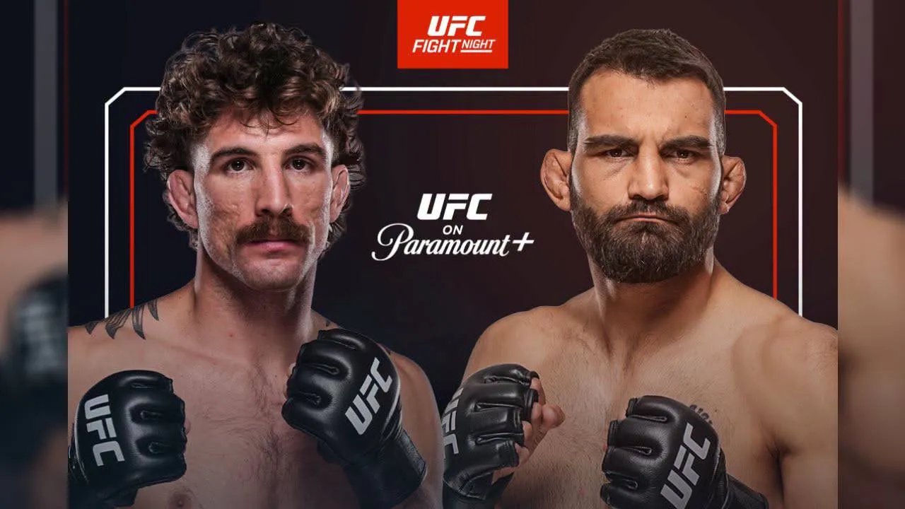 Quillan Salkilld (kiri) dan Benoît Saint Denis. (Foto: Fight TV)