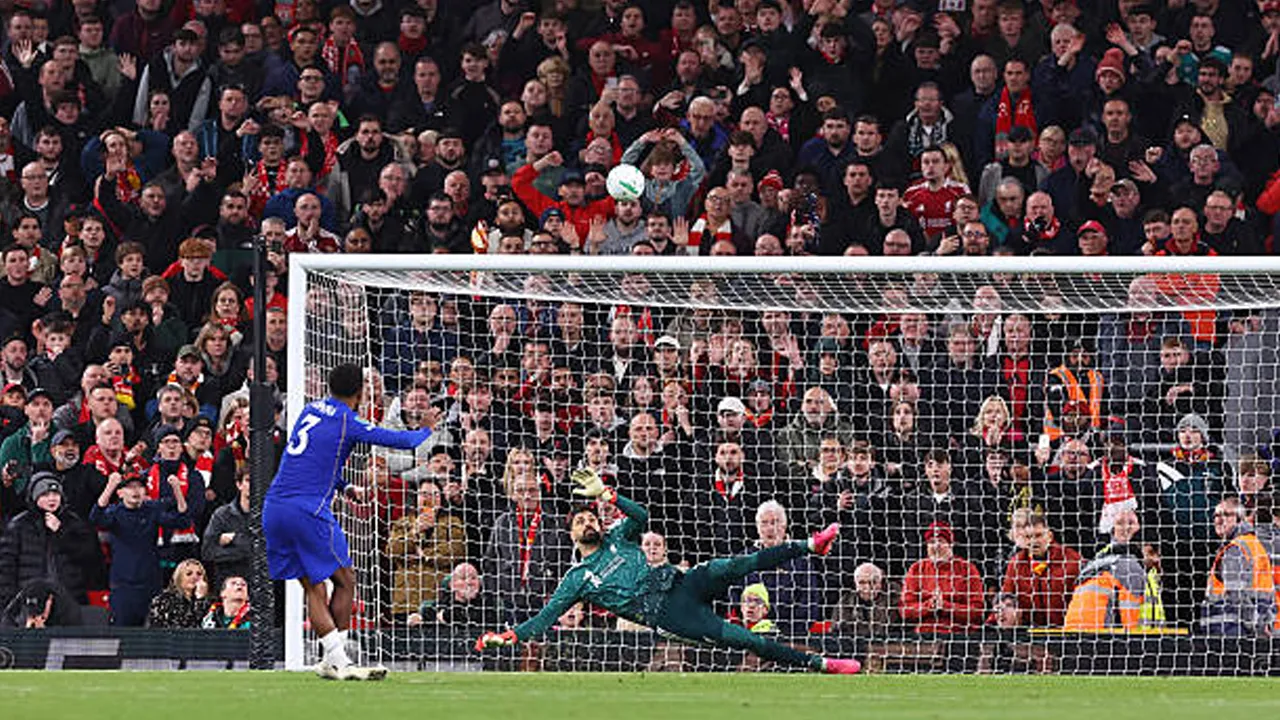 Wesley Fofana Gagal Eksekusi Penalti Penentu, Liverpool Singkirkan Chelsea dari Piala Carabao