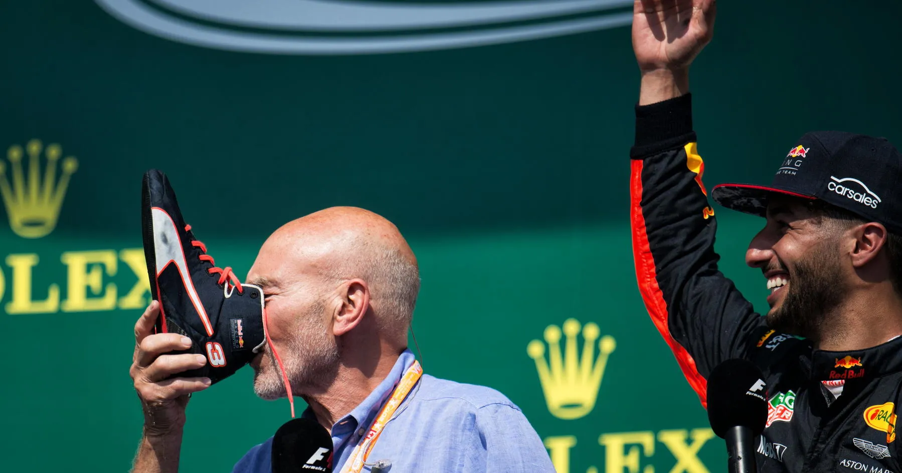 F1 Kenang Legenda Hollywood dengan Aksi Ikonik Ricciardo - sumber: (racingnews365)