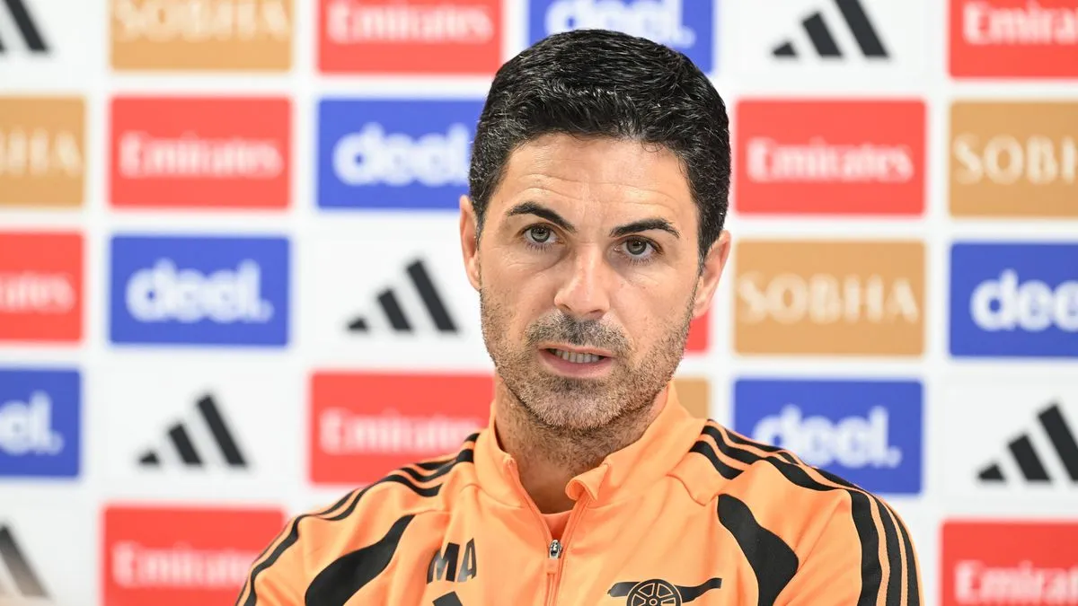 Mikel Arteta Kecewa pada Kartu Merah Max Dowman - sumber: (footballlondon)
