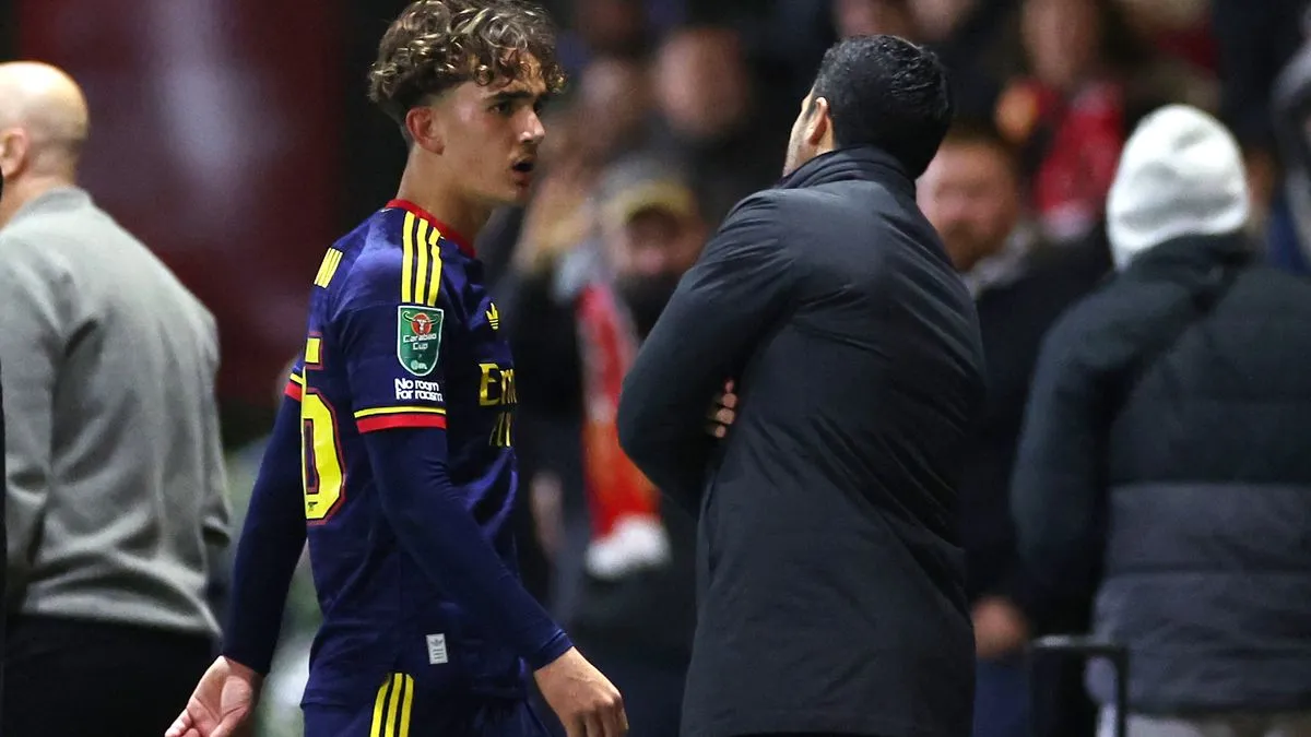 Perilaku Max Dowman Usai Kartu Merah di Laga Arsenal - sumber: (footballlondon)