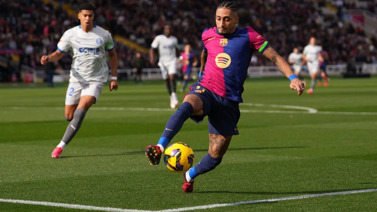 Raphinha Memiliki Catatan Gol Perlu Diperbaiki saat Menghadapi Alaves